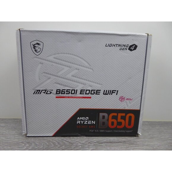 MSI MPG B650I EDGE WIFI Motherboard AM5 Mini-ITX DDR5 WiFi 6E 2.5G LAN B650 - Picture 3 of 5